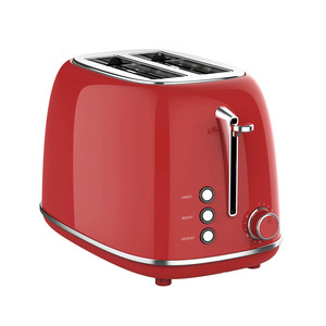 Logotipo personalizado temporizador Retro 2 rebanadas <span class=keywords><strong>encimera</strong></span> profesional 2 o 4 ranuras Manual portátil eléctrico pan tostadora máquina - Product Image 4