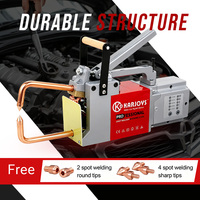 Machine de soudage par points professionnelle double face pour la réparation de carrosserie automobile, soudeuse à impulsions à onduleur 12,8 kW, certifiée CE, acier inoxydable