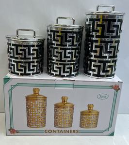 <span class=keywords><strong>2025</strong></span> Bán Buôn Sang Trọng Ánh Sáng Nhựa Tăm Và Xỉa Lưu Trữ Jar Hộ Gia Đình Mới Nhà Bếp Áp Dụng Sang Trọng Thực Phẩm Container - Product Image 5