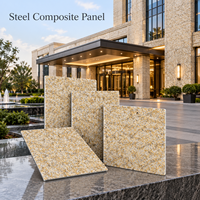 Panneau composite en acier 4 mm 1220x2440 mm, plaque noire mate pour la rénovation de façade extérieure
