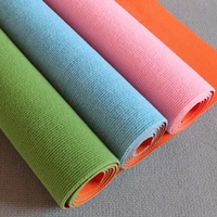 Tapis d'entrée en polyester solide TPE TPR PVC, tapis de salle de sport touffeté lavable, protecteur de tapis en caoutchouc, tapis de salon