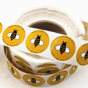 Tùy chỉnh dán không thấm nước trắng PP Vòng nhãn Sticker thức ăn nhanh mật ong Jar nhãn cá nhân dán logo - Product Image 1