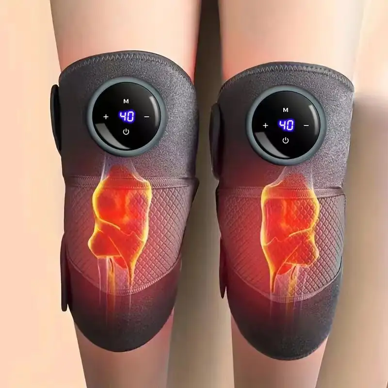 2024 nouveau soulagement de la douleur USB thérapie par la chaleur coude épaule orthèse genouillère plus chaud électrique genou coussin chauffant pour l'arthrite