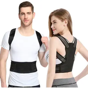 Factory direct supply Pain back Relief Adjustable Back Brace Posture Corrector body support for Women and Men