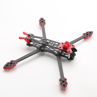 MARK4 Cadre en fibre de carbone édition HD 7 pouces avec bras de 5 mm Kit de cadre FPV Quadricoptère Télécommande Pièces de bricolage