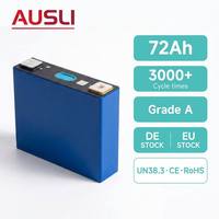 Sel Baterai LiFePO4 AUSLI 3.2V 72Ah Grade A Prismatic 3000 Siklus Energi Terbarukan Tenaga Surya Tenaga Angin 230.4Wh