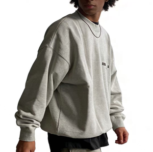 Sudadera con capucha para hombre de nuevo diseño, al por mayor, con logotipo personalizado, de forro polar largo de poliéster y algodón, con diseño personalizado. - Product Image 5