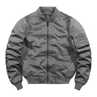 Blouson aviateur MA1 sur mesure pour homme, en coton et cuir PU, logo personnalisé, fabricant OEM en gros