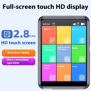 2.8 inch TFT cảm ứng đầy đủ Màn hình Mini WALKMAN MP3 MP5 trò chơi máy nghe nhạc kỹ thuật số không dây <span class=keywords><strong>MP4</strong></span> video âm nhạc máy nghe nhạc với FM Đài phát thanh - Product Image 2