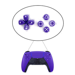Boutons ABXY multicolores de remplacement en gelée pour console <span class=keywords><strong>PS5</strong></span>, boutons ABXY en cristal pour réparation, joysticks, accessoires de jeu - Product Image 1