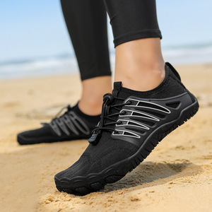 Zapatos de Agua con Parte Superior de Malla, Suela de Goma, Transpirables, Unisex, para Playa, Verano, Punta Cerrada, Entresuela de EVA - Product Image 1