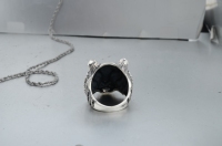 Bagues pour hommes en argent 925 plaqué rhodium, motif tête de tigre stylisé, style Hip Hop Punk robuste, avec zircon cubique, livraison 20-25 jours