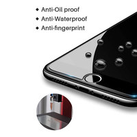 Protecteur d'écran Mobile pour iPhone 5, 6, 7 et 7 plus, verre trempé sans échantillon, étanche, fournitures d'usine