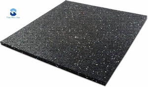 Piastrelle in Gomma 1m x 1m/50x50cm per Palestra Domestica Sport Fitness Pavimentazione Ignifuga per Palestra - Product Image 5