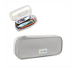 Grande trousse à crayons Grande capacité Sac à crayons Grande <span class=keywords><strong>pochette</strong></span> de rangement Organisateur de stylos Simple Papeterie Sac Taille: 235X105X50mm - Product Image 1