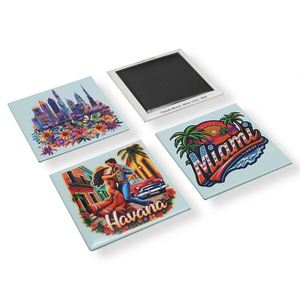 Aimants de réfrigérateur en étain personnalisés promotionnels avec logo pour les événements - Product Image 3