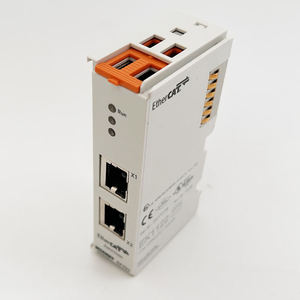Beckhoff EK1122 Conector EtherCAT de 2 Puertos, 100Mbit/s, Cable de 100m, Retardo de ~1us, Sin Configuración, IP20, ATEX/IECEx, Riel DIN - Product Image 1