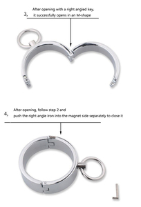 Heavy Metal Handmanchetten Met Ketting Voor Slave Bdsm Games Enkelboeien Voor Paar Flirten Bedhouders - Product Image 3