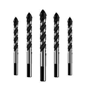 Broca central multifunción triángulo mampostería Broca helicoidal para vidrio cerámica porcelana azulejo hormigón ladrillo pared madera - Product Image 1