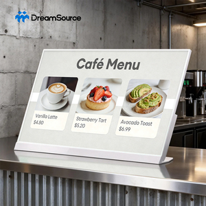 Restaurant Desktop Electronic Menu Board 23.8 Inch for Food Court Canteen Restaurant Android WiFi Digital Signage - Product Image 1