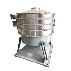 Tamiz vibratorio de eliminación de impurezas de acero inoxidable motorizado para clasificación de polvo y partículas - Product Image 1