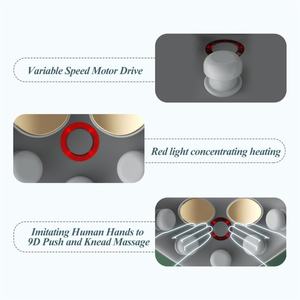 Nouveau Masseur Électrique Cervical et d'Épaule Healthpal OEM à Lumière Rouge 630nm, Chaleur et Couleurs Personnalisables, Impulsions Électriques - Product Image 3