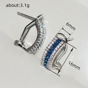 Eleganti Orecchini Minimalisti a Clip per Donne, Gioielli di Moda Quotidiana - Product Image 4