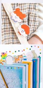 Clip de acrílico transparente personalizado al por mayor sin costo de molde para marcar libros, regalos novedosos y bonitos - Product Image 6