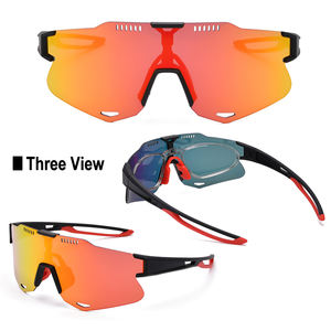 แว่นตาปั่นจักรยานสำหรับผู้ชายผู้หญิงมีกรอบแว่นตาเบสบอลสำหรับปั่นจักรยานเล่นกีฬากลางแจ้งได้ตามต้องการ - Product Image 3
