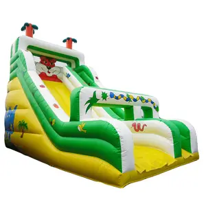 Hot Jual Palm Tree Inflatable Basah dan Kering Slide untuk Dijual