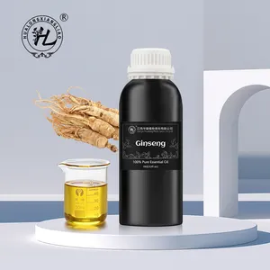 Huile essentielle de ginseng sauvage chinoise, huile essentielle de Ginseng biologique en vrac 100% Pure et naturelle | Qualité thérapeutique