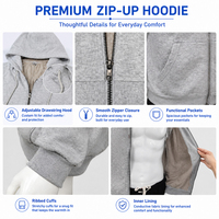 Sweat-shirts OEM EMF avec logo brodé, sweat à capuche anti-rayonnement, veste à capuche de protection électromagnétique pour la vente au détail de produits de bien-être