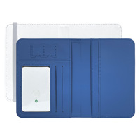 Portefeuille de passeport personnalisé avec logo, impression par sublimation, porte-passeport en cuir PU, étui pour carte d'identité pour hommes et femmes