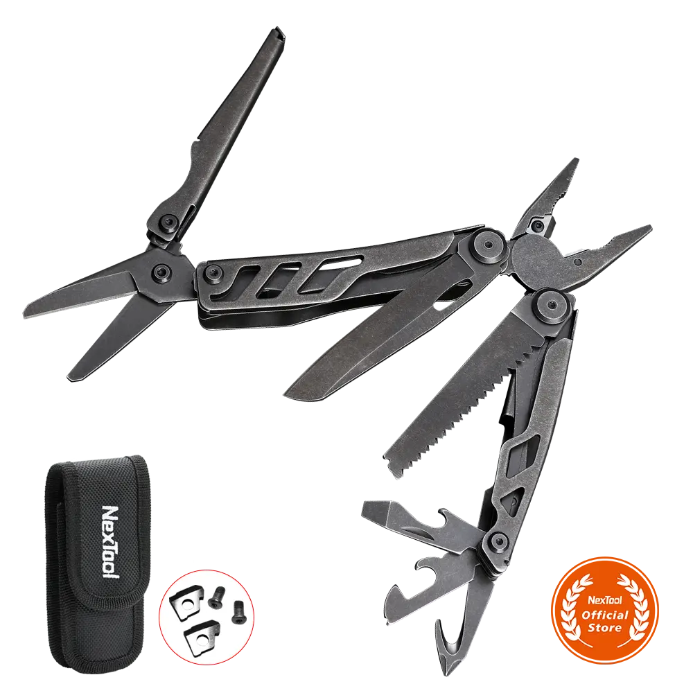 Nextool NE20120 Dark Hero 16 function multitool big scissors folding pliers knife multi tool EDC tools