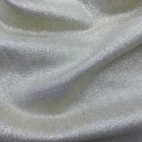 Tissu en coton et lin doux avec fil métallique, fil mélangé, motif teint en fil, tissé pour vêtements et robes, tissu en lin imprimé