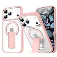 GOINGOO Étui de téléphone magnétique de luxe antichoc PC+TPU avec protection d'écran pour 17/16/15/14/13/12/11 Pro Max