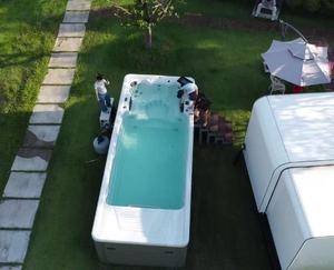 สระว่ายน้ำอ่างน้ำร้อนอะคริลิกสำหรับสวนกลางแจ้งสระว่ายน้ำสปาขนาด6ม. 8ม. 10ม. 12ม. - Product Image 1