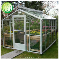 Mini serre en polycarbonate avec protection UV et panneau PC pour une utilisation en extérieur dans les jardins et les cours