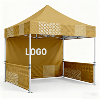 Tente publicitaire 2025 la plus populaire 10x10ft en Oxford 600D imperméable avec cadre en aluminium résistant aux UV et murs robustes pour salon professionnel