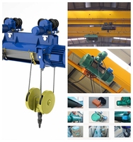 Nouvelle palan électrique 1 tonne 500 kg 1000 kg avec câble en acier et télécommande à écran tactile pour hôtels