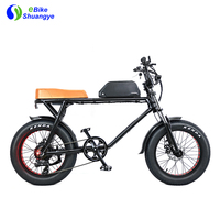 Vélo de montagne électrique à suspension avant, E-MTB, moteur arrière 48V 500W, cadre en alliage d'aluminium, 21 vitesses, électronique, 26 pouces, adulte