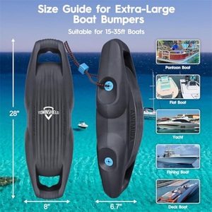 Defensas de EVA para Barcos, Fáciles de Instalar, Ideales para Atraque, para Pontones, Embarcaciones de Pesca y Motos Acuáticas - Product Image 2