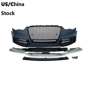 Car 2012-2016 RS5 Style Carrosserie Kits <span class=keywords><strong>A5</strong></span> S5 Pare-chocs avant avec grille en nid d'abeille noire pour <span class=keywords><strong>Audi</strong></span> <span class=keywords><strong>A5</strong></span> S5 B8.5 2012 2013 2014 2015 2016 - Product Image 1