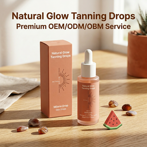 Gotas Autobronceadoras Veganas de Alta Calidad OEM ODM para una Piel Radiante, Mezcla con Suero Hidratante - Product Image 1