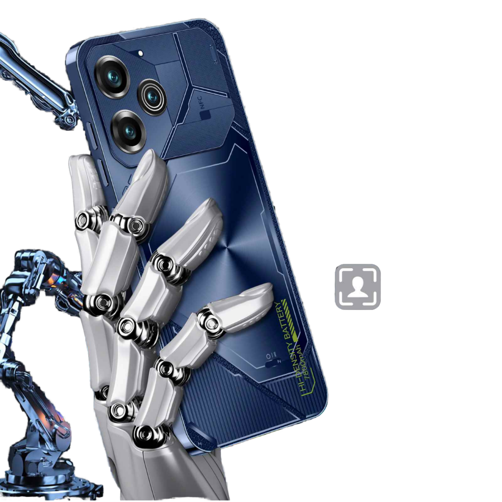 Smartphone Pova 6 Pro Sbloccato, 6.8 Pollici, 8+512GB, Doppia SIM, Android, Fotocamera 48+24MP