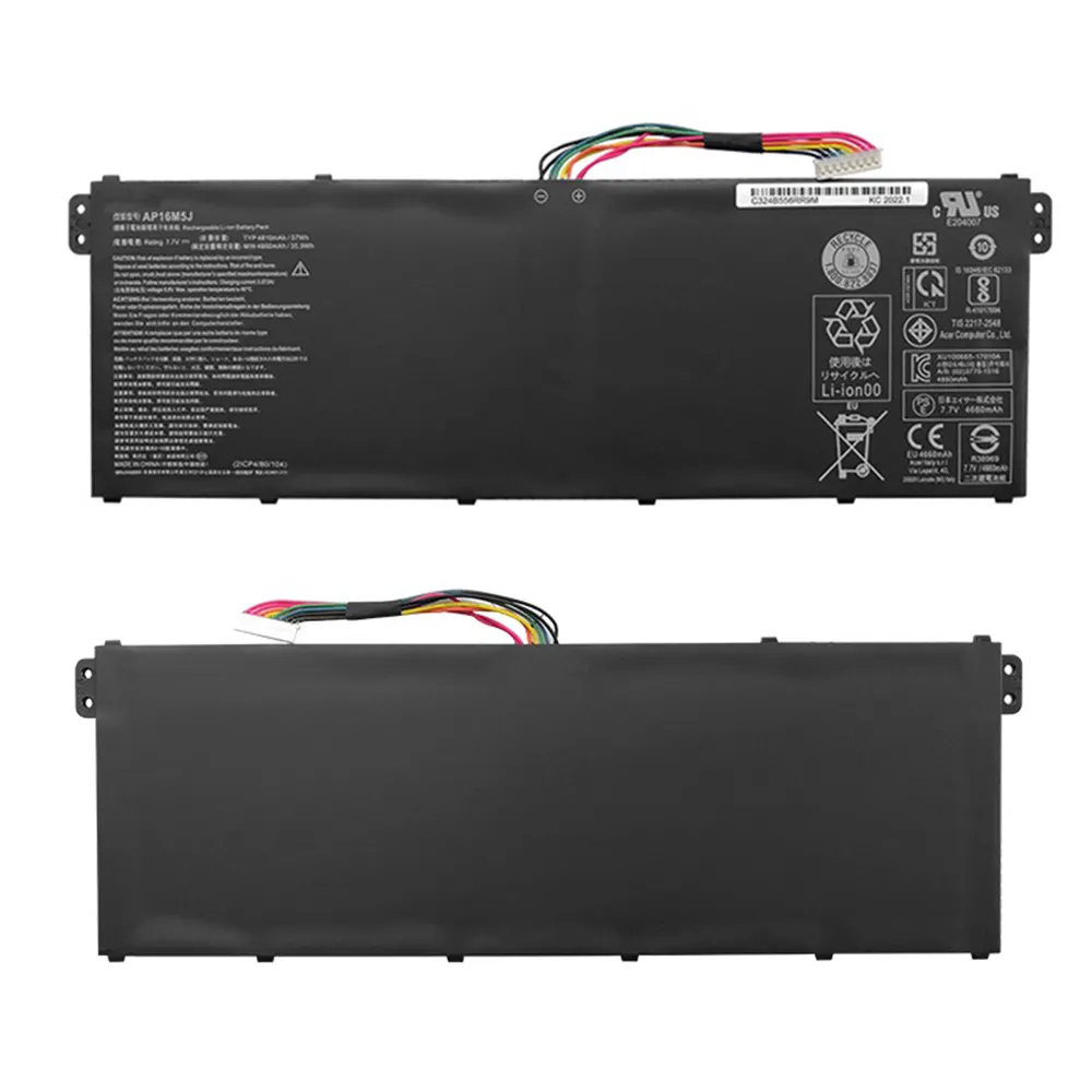 New Rechargeable Notebook Battery 7.7V 4800MAH 37WH For ACER Aspire 3 A314-31 A315-21 AP16M5J Series Laptop Battery