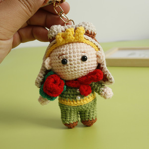 Muñeco del Principito Tejido a Mano, <span class=keywords><strong>Amigurumi</strong></span> de Literatura Clásica, Regalo Literario Único para Lectores de Anime - Product Image 6