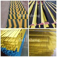 Profilé de protection antidérapant moderne en carborundum pour marches d'escalier, rampes en ciment et protecteurs en PRF (fibre de verre)