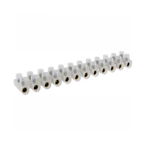 Barre de connexion transparente 25 mm, 60 A, idéale pour les installations électriques sûres et efficaces. - Product Image 1