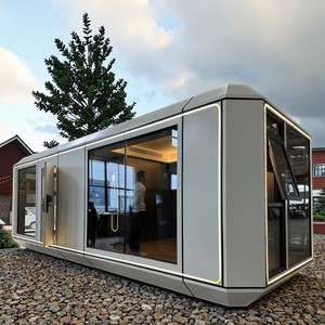 現代的なファッションの豪華なスチールカプセルプレハブ倉庫住宅、迅速な設置とインテリジェントシステムを備えています - Product Image 1